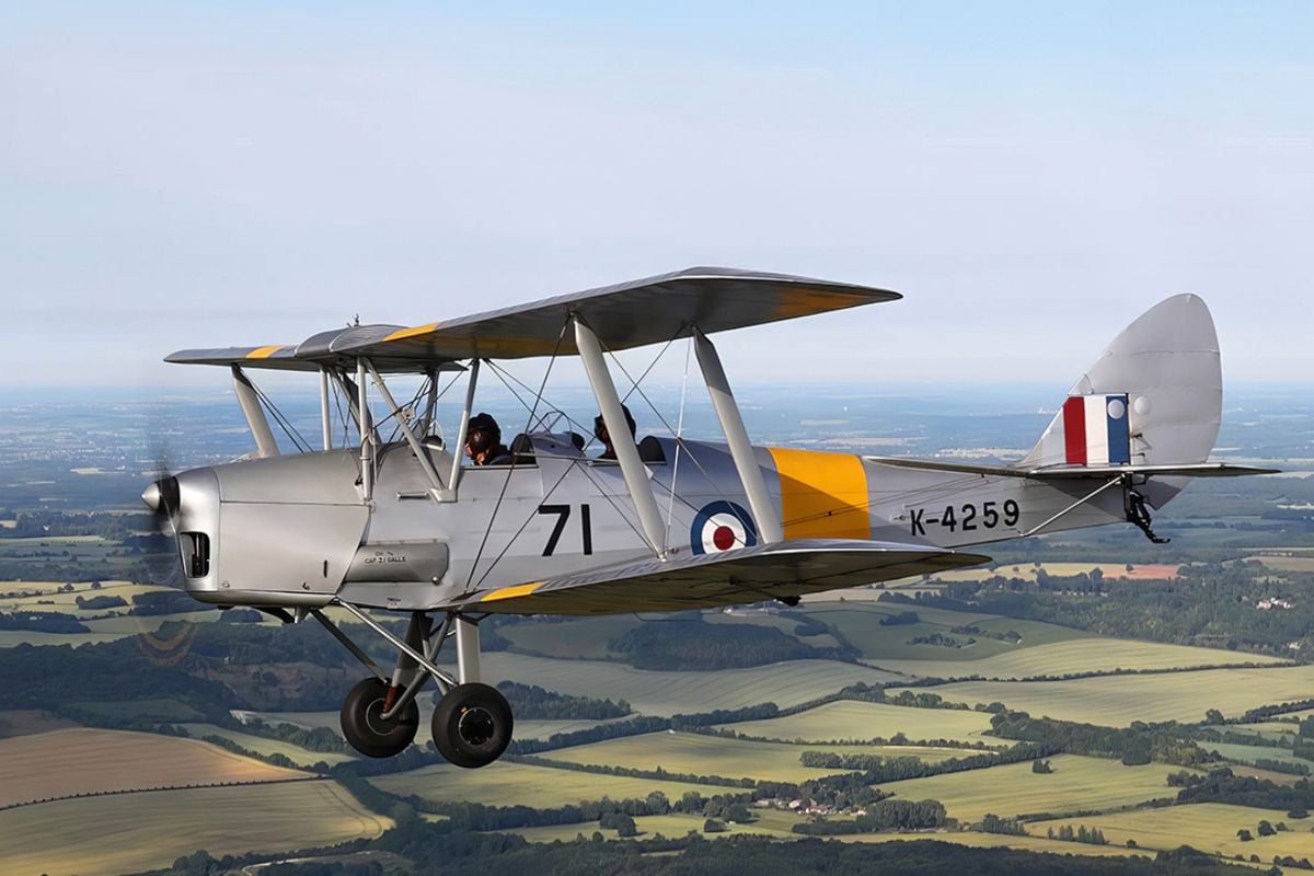 15 Minute Tiger Moth Flight in Dorset