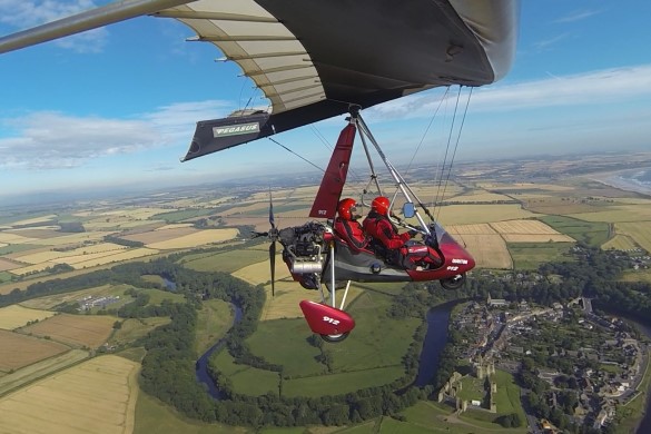 30 Minute Microlight Flight From Athey Moor Airfield