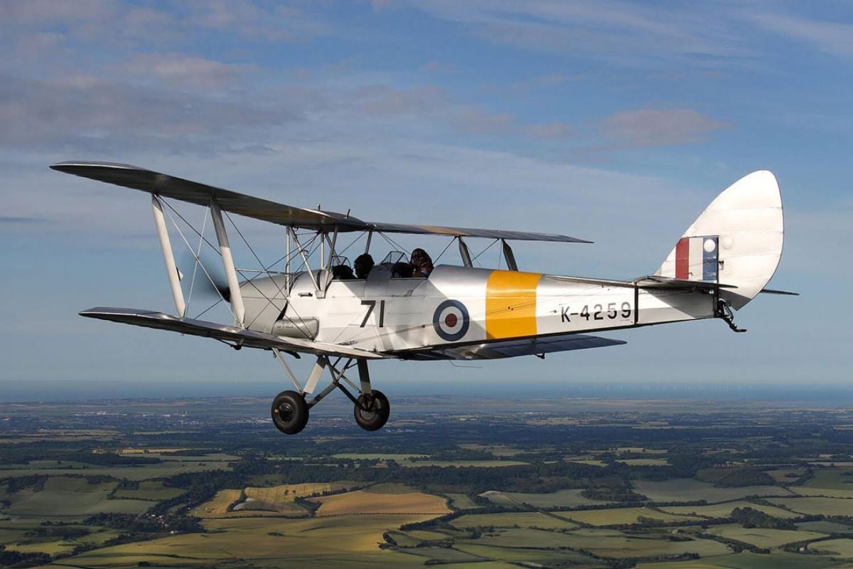 30 Minute Tiger Moth Flight in Dorset