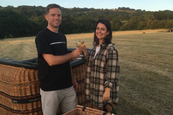 Private Cider and Cheese Themed Balloon Flight for Four 