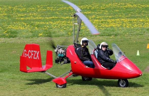 Closed Cockpit Gyrocopter Flight - Manchester 