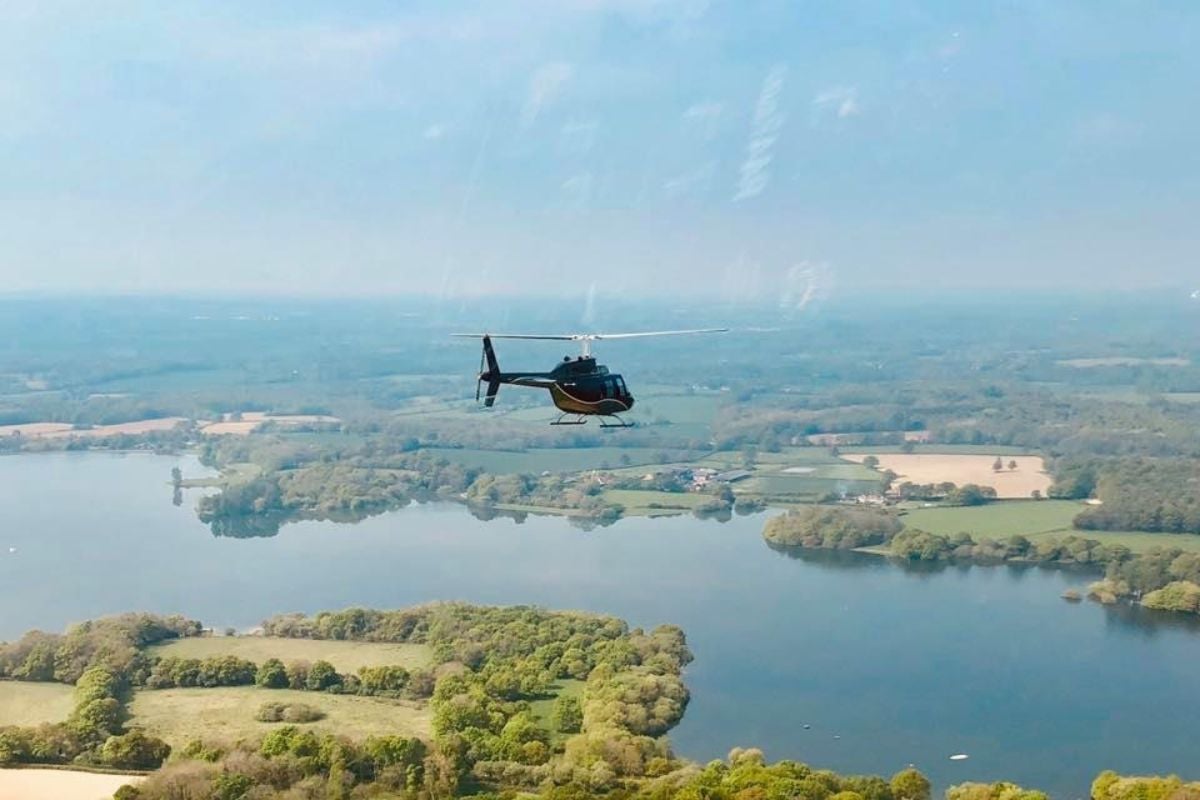 Exclusive Helicopter Dining for Four Driving Experience 1