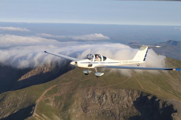 Instructional Gliding Lesson In North Wales