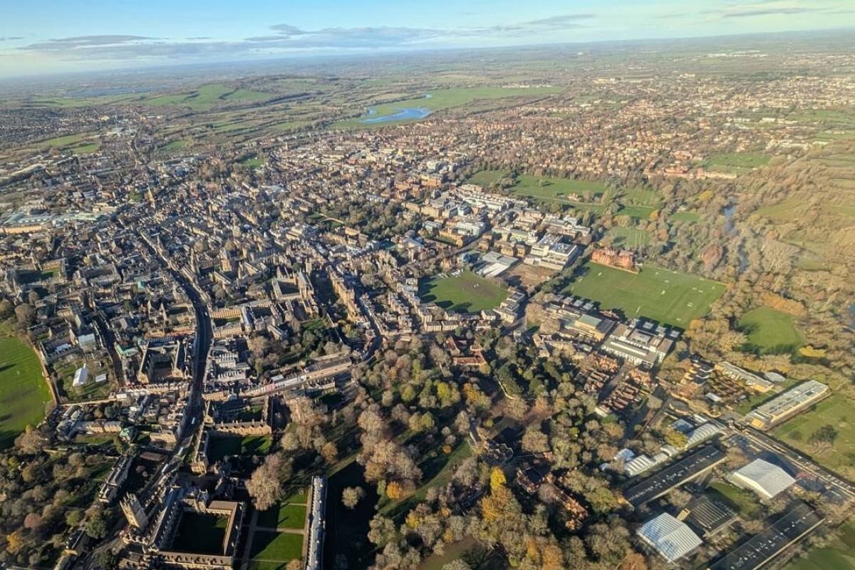 Oxford City Helicopter Sightseeing Tour for Two