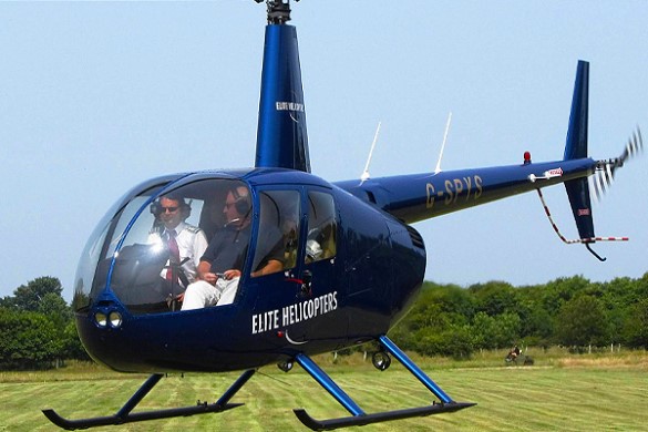 Helicopter Training Session From Goodwood Aerodrome