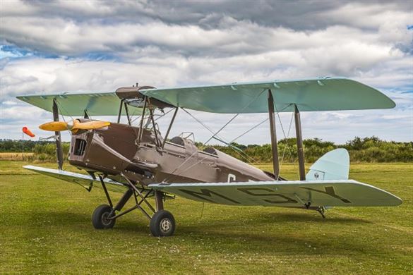 45 Minute Tiger Moth Flight Experience in Northumberland