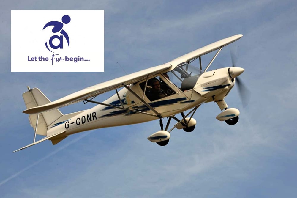 60 Minute In The Air Accessible Flying Lesson - Nationwide