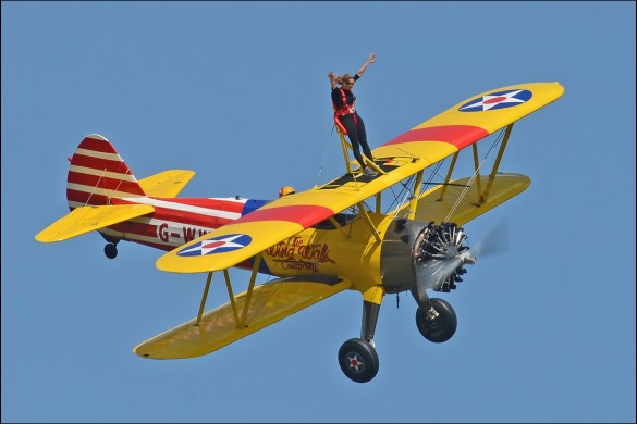 Wing Walking Flying Experience in Lincolnshire